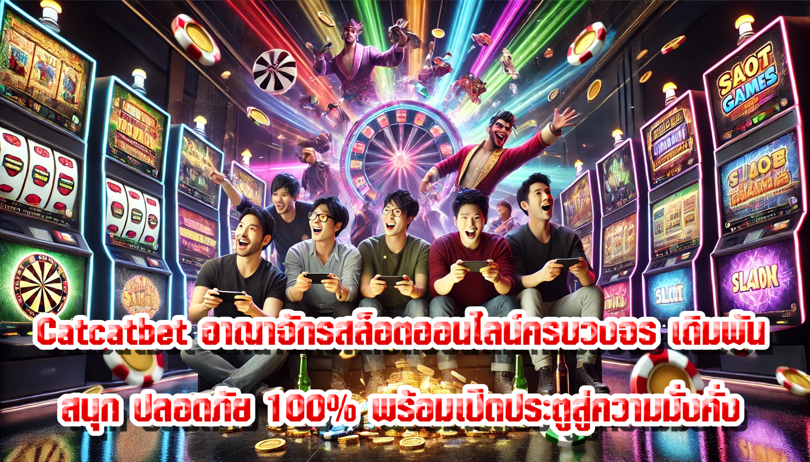 Catcatbet อาณาจักรสล็อตออนไลน์ครบวงจร เดิมพันสนุก ปลอดภัย 100% พร้อมเปิดประตูสู่ความมั่งคั่ง