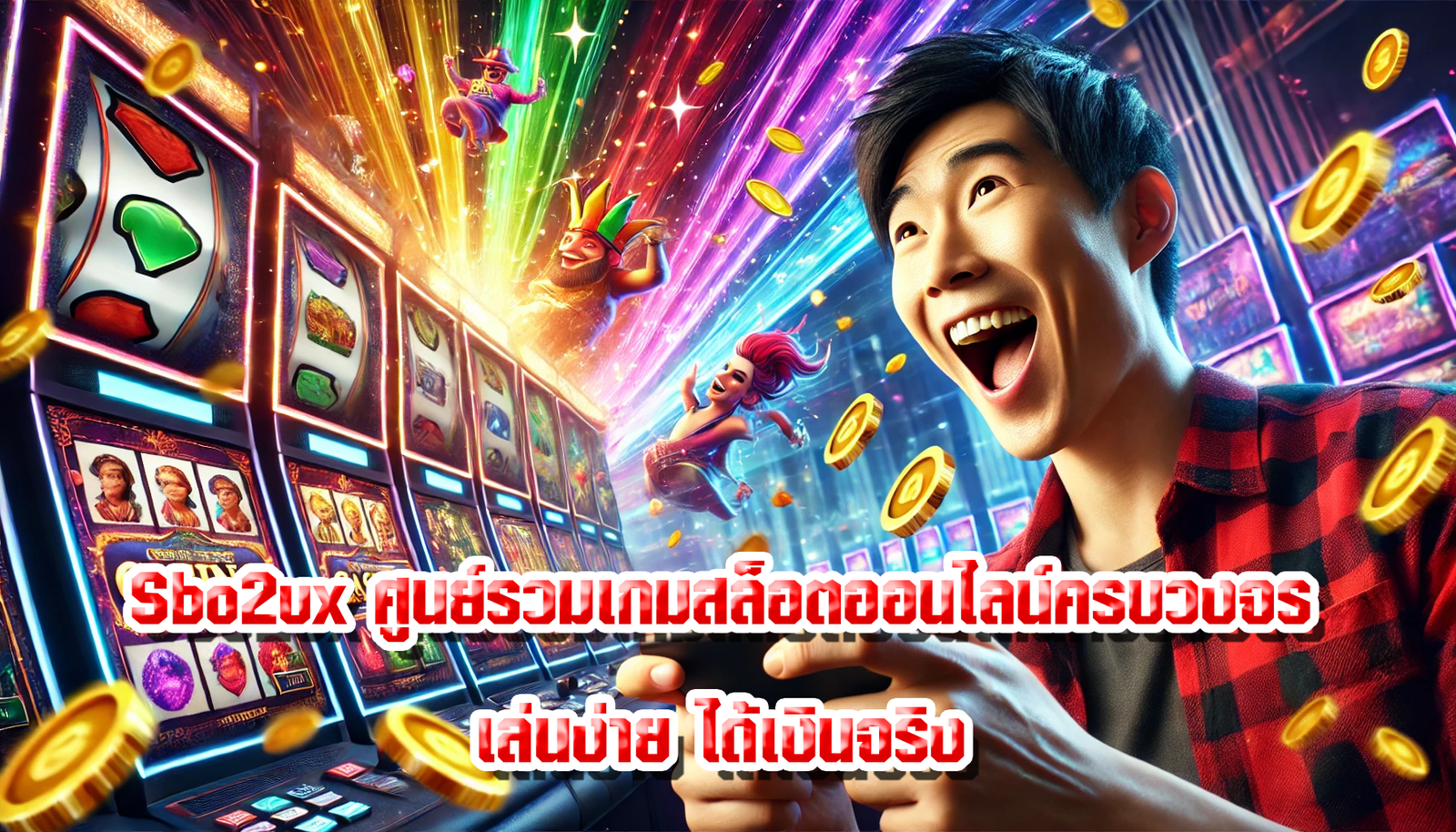Sbo2ux ศูนย์รวมเกมสล็อตออนไลน์ครบวงจร เล่นง่าย ได้เงินจริง