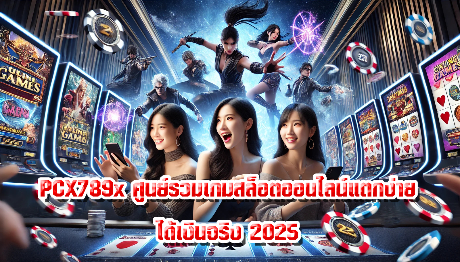 PCX789x ศูนย์รวมเกมสล็อตออนไลน์แตกง่าย ได้เงินจริง 2025